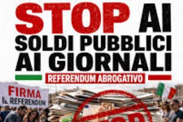 Raccolta firme proposta referendum abrogativo